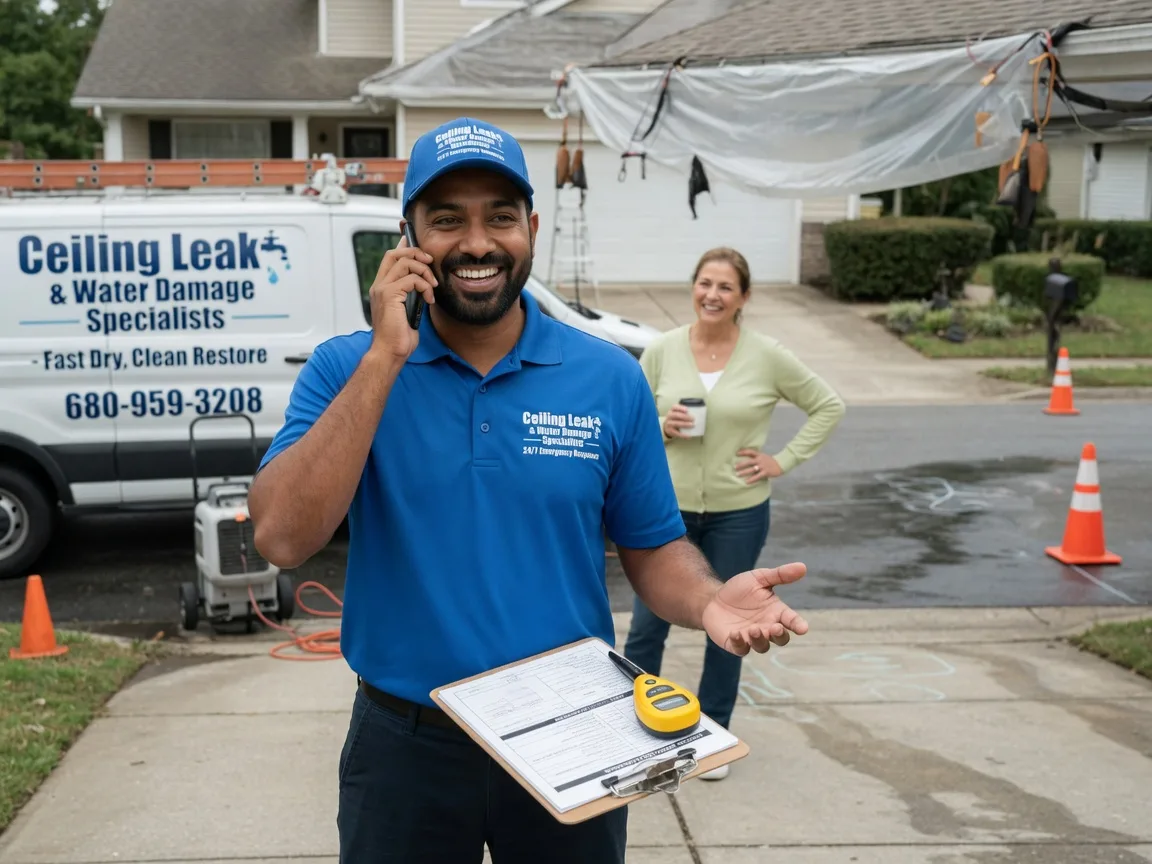 Ceiling Leak Cleanup Toccoa Falls, GA FAQs